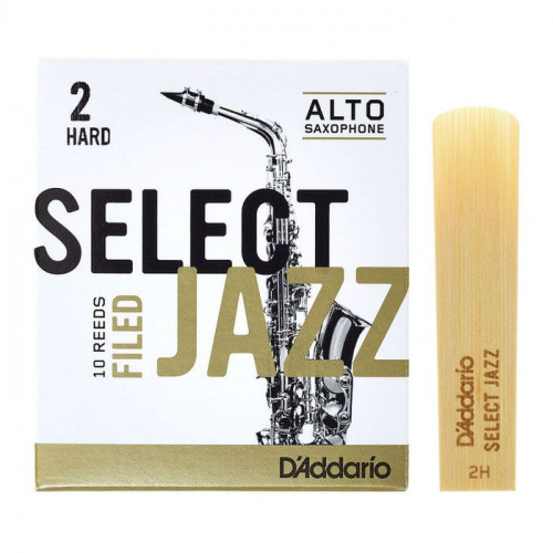 Трость для альт саксофона D'ADDARIO RSF10ASX2H Select Jazz - Alto Sax Filed 2H (1шт) - JCS.UA
