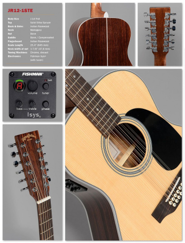 Электроакустическая гитара SIGMA GUITARS JR12-1STE - JCS.UA фото 2