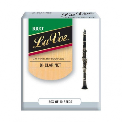 Тростини для кларнета RICO La Voz - Bb Clarinet Soft - 10 Pack - JCS.UA