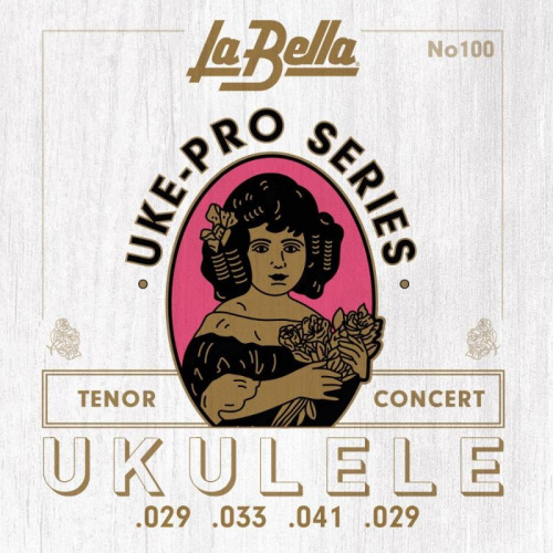 Струни для укулеле La Bella 100W Uke-Pro, Concert / Tenor, Wound 4th - JCS.UA