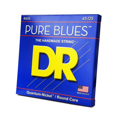 Струни DR STRINGS PB5-45 PURE BLUES BASS - MEDIUM - 5-STRING (45-125) - JCS.UA фото 3