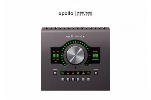 Аудиоинтерфейс UNIVERSAL AUDIO Apollo Twin X QUAD Heritage Edition (Desktop/Mac/Win/TB3) - JCS.UA
