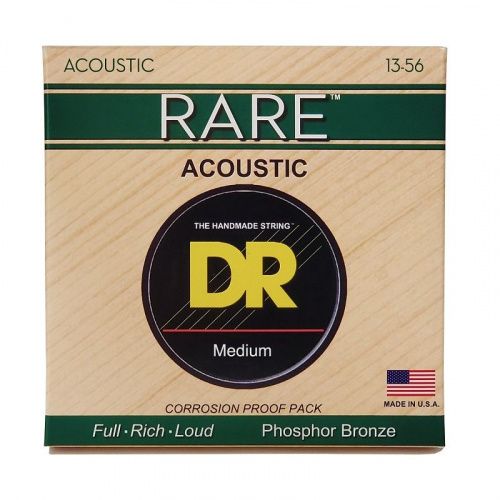 Cтруни DR STRINGS RPMH-13 RARE ACOUSTIC PHOSPHOR BRONZE - MEDIUM (13-56) - JCS.UA