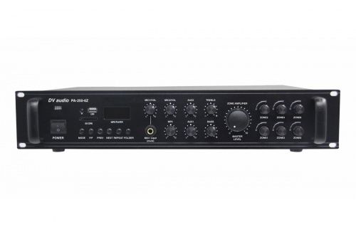 Трансляційний мікшер-підсилювач із USB DV audio PA-250-6Z - JCS.UA