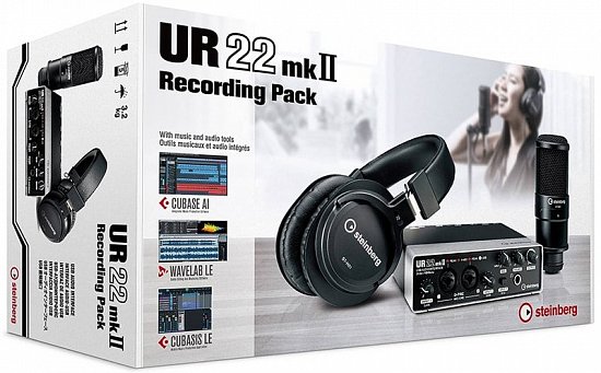 Steinberg выпускает комплект для звукозаписи UR22 mkII Recording Pack