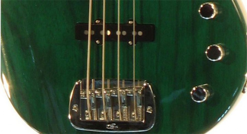 Бас-гитара G&L JB2 FOUR STRINGS (Clear Forest Green, maple) №CLF50911 - JCS.UA фото 4