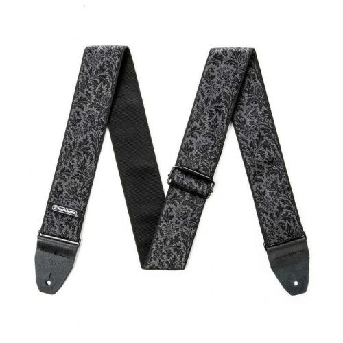 Гітарний ремінь DUNLOP D6714 JACQUARD BLACK THISTLE STRAP - JCS.UA фото 2