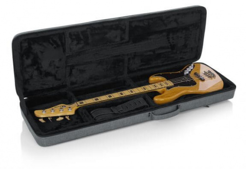 Кейс для бас-гитар GATOR GTR-BASS-GRY Grey Transit Lightweight Bass Guitar Case - JCS.UA фото 4