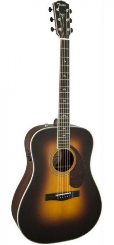 Электроакустическая гитара FENDER PM-1 PARAMOUNT DELUXE DREADNOUGHT SUNBURST - JCS.UA
