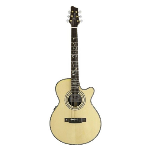 Мини джамбо электроакустическая гитара Stagg NA76MJCBB - JCS.UA