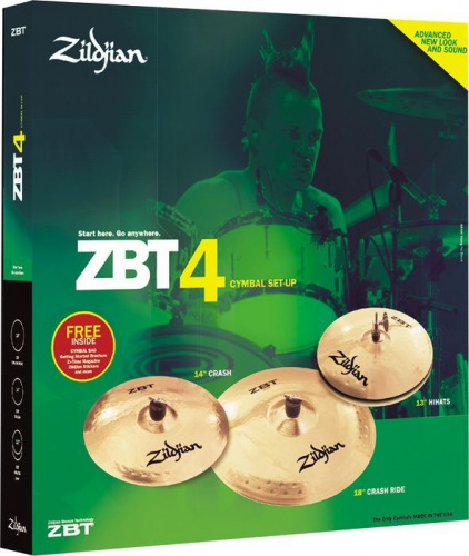 Набор тарелок Zildjian ZBT 4 ROCK - JCS.UA фото 3