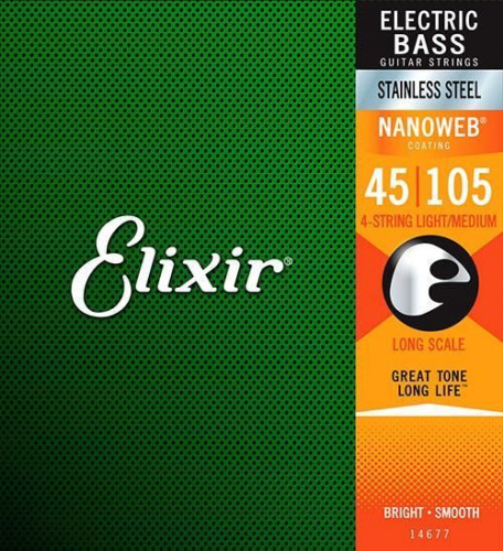 Струни Elixir Bass SS NW 4 L 045 - JCS.UA
