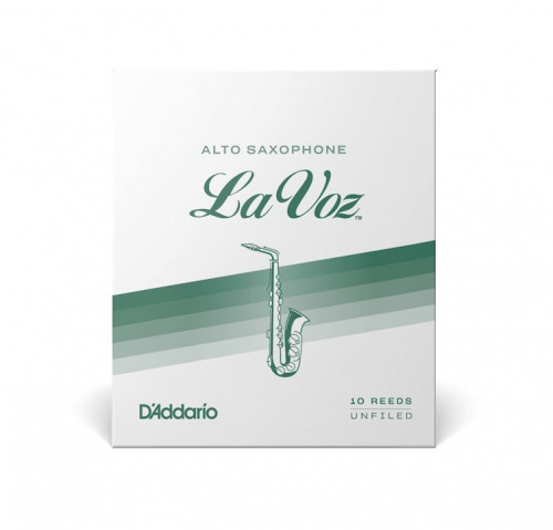 Трость для альт саксофона D'ADDARIO RJC10MS La Voz - Alto Sax Medium Soft - 10 Pack - JCS.UA фото 2